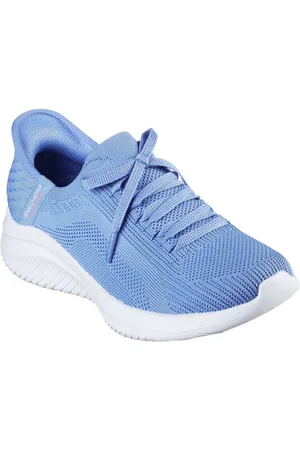 Skechers Ultra Flex 3.0 Brilliant Path Baskets En Toile Pour Femmes De Couleur Pervenche