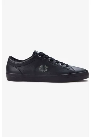 Fred Perry Baseline Baskets En Cuir Pour Hommes