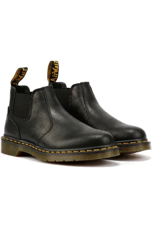 Dr. Martens 2976 Lo Ar Rogue Bottes Noires En Cuir