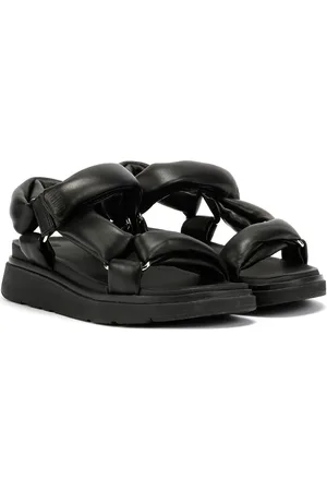 FitFlop Gen-Ff Soft Sandales Noires Pour Femmes En Cuir