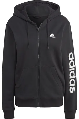 adidas Sweat à capuche zippé femme Essentials Linear French Terry
