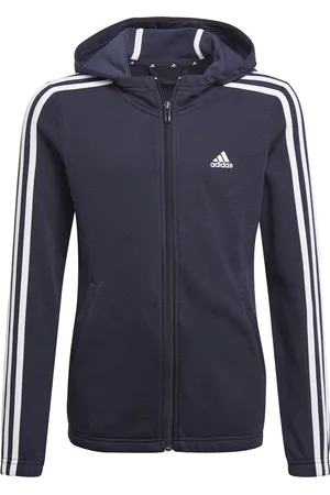 adidas Sweatshirt zippé à capuche enfant Essentials 3S