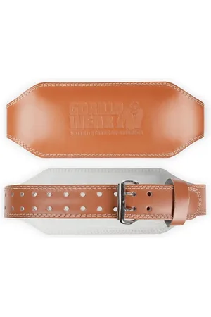 Gorilla Wear Ceinture de levage cuir rembourré 6"