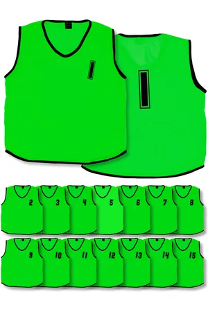 Precision Chasuble en maille numérotés de 1 à 15 (x15)