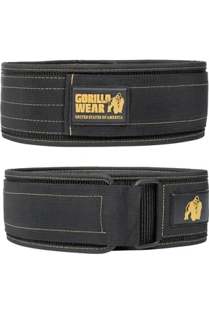 Gorilla Wear Ceinture de levage en nylon 4 pouces