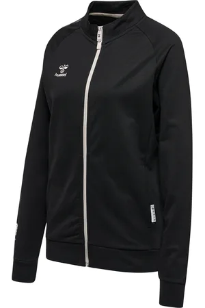 Hummel Veste de survêtement zippée en coton femme Move Grid