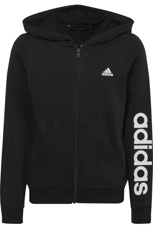 adidas Sweatshirt à capuche zippé fille Essentials Linear Logo