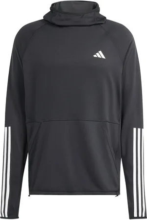 adidas Sweatshirt à capuche Own the Run 3 Stripes