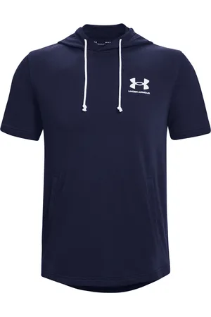 Under Armour Sweatshirt à capuche manches courtes Rival Terry LC