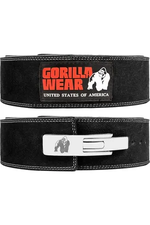 Gorilla Wear Ceinture de levage en cuir 4 pouces