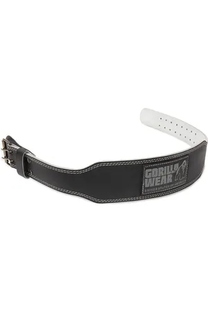 Gorilla Wear Ceinture de levage en cuir rembourré 4"
