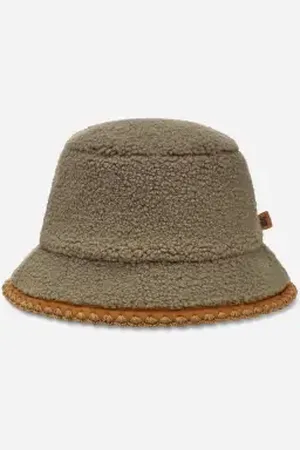 UGG Bob festonné en fluff in Green, Taille S/M, Polyester