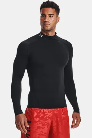 Under Armour Haut à col montant et manches longues HeatGear® pour homme