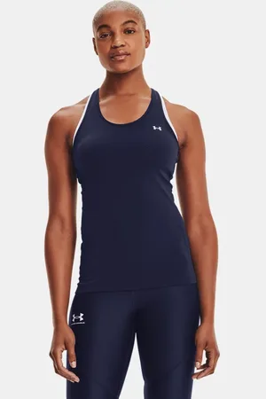 Under Armour Débardeur HeatGear® Armour Racer pour femme Midnight Marine