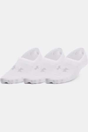 Under Armour Lot de 3 paires de chaussettes basses doublées Breathe Lite Ultra pour femme