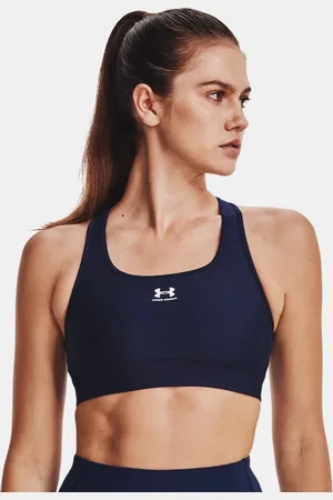 Under Armour Brassière de sport sans rembourrage à maintien modéré HeatGear® pour femme Midnight Marine