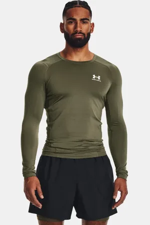 Under Armour Haut à manches longues HeatGear® pour homme Marine OD