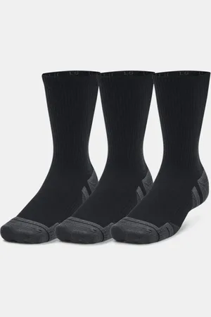 Under Armour Chaussettes hautes Performance Tech unisexes (lot de 3 paires)