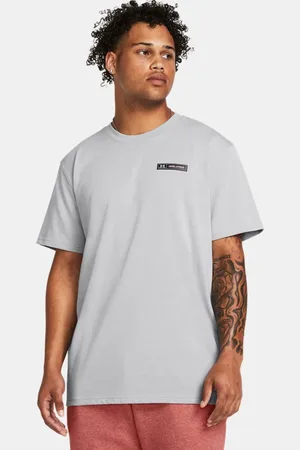 Under Armour Haut à manches courtes Heavyweight Armour Label pour homme Mod Medium Heather