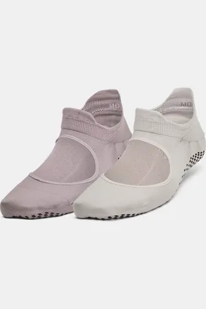 Under Armour Lot de 2 paires de chaussettes Breathe Balance pour femme Tetra