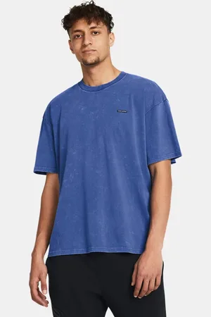 Under Armour Haut à manches courtes oversize avec logo Heavyweight Wash pour homme Tech