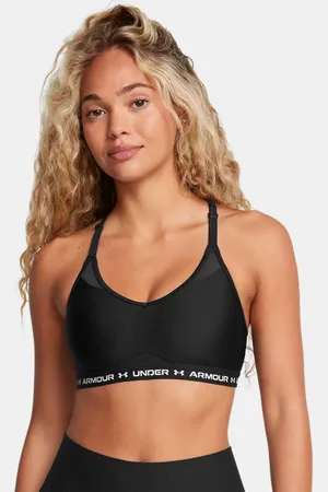 Under Armour Brassière de sport à dos croisé et maintien léger pour femme