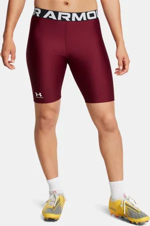 Under Armour Short HeatGear® 20 cm pour femme Cardinal