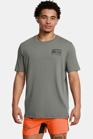 Under Armour Haut à manches courtes Project Rock Tools Of The Trade pour homme Clay