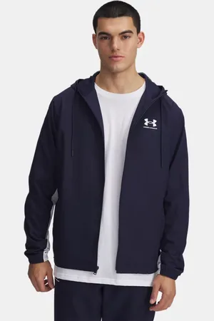 Under Armour Veste coupe-vent Rival Woven pour homme Midnight Marine