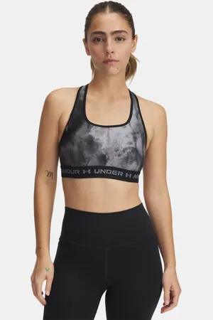 Under Armour Brassière de sport imprimé à dos croisé et maintien modéré Armour® pour femme