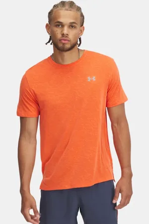 Under Armour Haut à manches courtes Launch Camo pour homme Fire