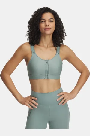 Under Armour Brassière de sport zippée à maintien supérieur Infinity 2.0 pour femme Silica