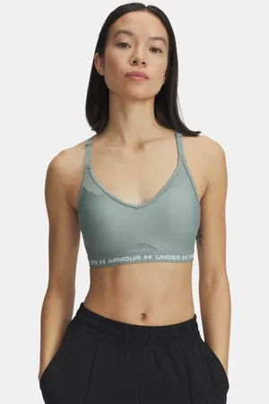 Under Armour Brassière de sport à dos croisé et maintien léger pour femme Silica