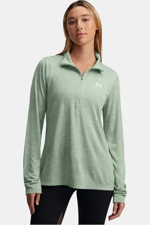 Under Armour Haut ½ zip Tech™ Twist pour femme Silica