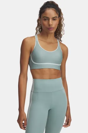 Under Armour Brassière de sport passepoilée à maintien modéré Infinity pour femme Silica