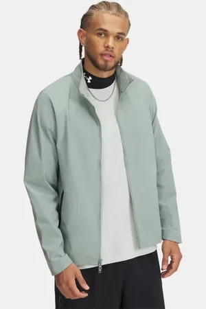 Under Armour Haut entièrement zippé sans capuche Unstoppable pour homme Silica
