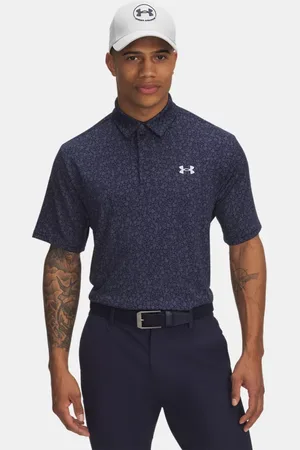 Under Armour Polo imprimé Playoff 3.0 pour homme Midnight Marine