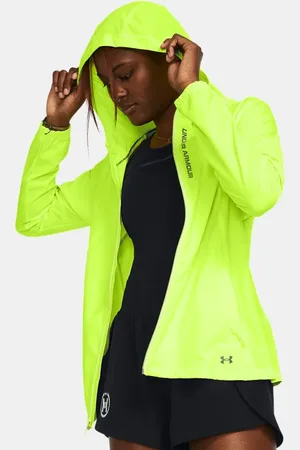 Under Armour Veste Outrun The Storm pour femme High Vis