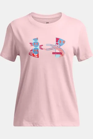 Under Armour Haut à manches courtes Big Logo Fill pour fille Prime