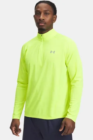 Under Armour Haut ½ zip texturé Tech™ pour homme High Vis