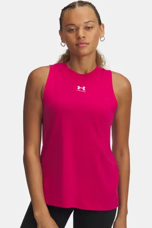 Under Armour Débardeur Rival pour femme Shaded Fuchsia