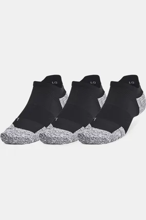 Under Armour Lot de 3 paires de chaussettes invisibles ArmourDry™ Run Cushion unisexes
