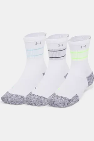 Under Armour Lot de 3 paires de chaussettes mi-hautes ArmourDry® Run Cushion unisexes