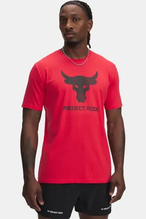 Under Armour Haut à manches courtes Project Rock Payoff Graphic pour homme Lava