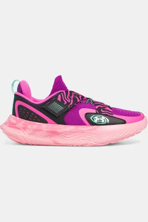 Under Armour Chaussure de basketball FUTR X 4 unisexe Andromeda Mauve