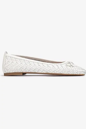 Unisa Ballerines en cuir tressé