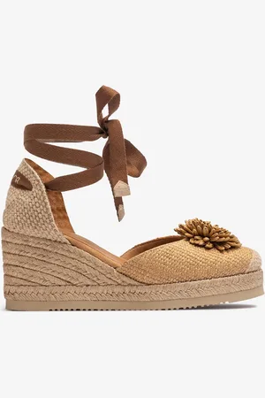 Unisa Espadrilles avec décoration en raphia