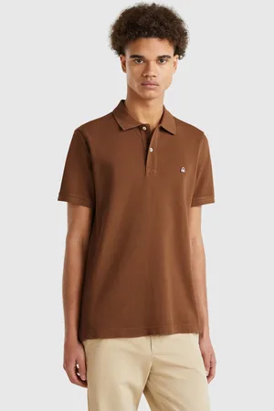 Benetton Polo Regular Marron