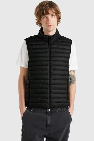 Benetton Veste Sans Manches Coupe Classique Avec Rembourrage