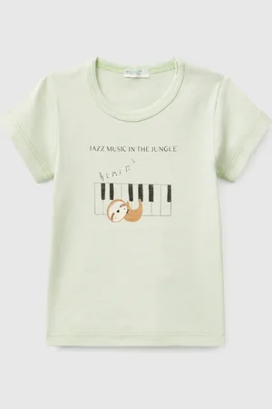 Benetton T-shirt À Manches Courtes En Coton